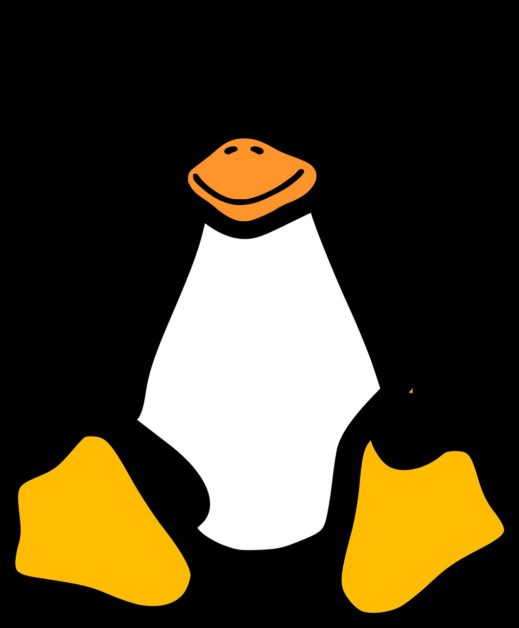 Tux, the Linux mascot — designed by Larry Ewing in 1996, now one of the most recognized symbols in technology.